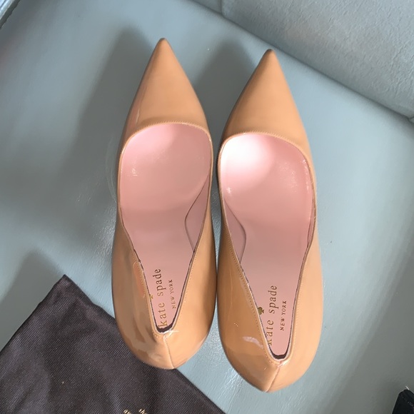 NWT Kate Spade New York® Canel New York Licorice Patent Pointed-toe Pumps - Picture 1 of 12